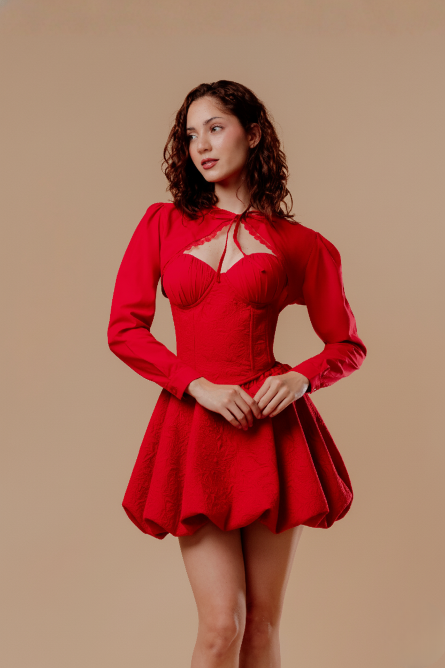 Corset Camelia Rojo