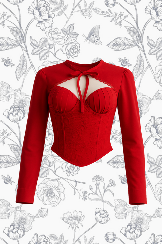 Corset Camelia Rojo