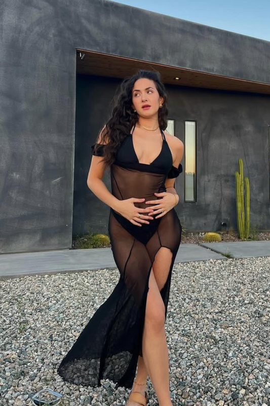 Salida de baño Sirena Negro